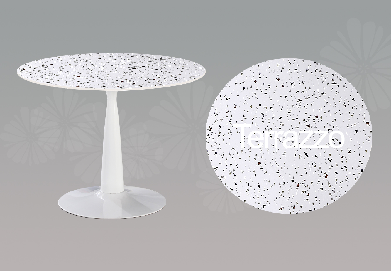Speckled Terrazzo Round Table