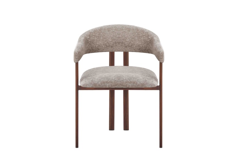 Walnut Curve Dining Chair