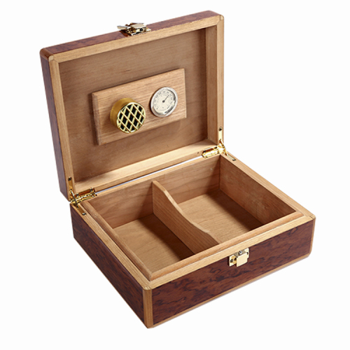 Fullrich Exquisite Handcrafted Wooden Cigar Humidor Box with Tray and Divider