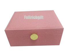 Fullrich Custom Set Earrings Storage Organizer Wooden Case Display Jewelry Box