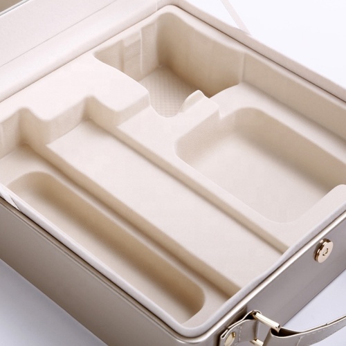 Fullrich Fashionable PU Leather Jewelry Makeup Box with handle
