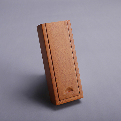 Fullrich Portable Wood Color Single Dry Wooden Cigar Boxes Humidor