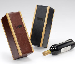 Fullrich High-quality Leather Wooden Wine Gift Collection Packaging Box