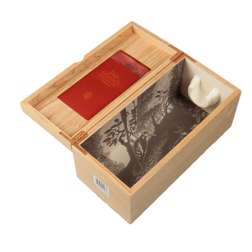 Fullrich Custom Wooden Wine Whiskey Packaging Box For 1 Bottles With Accessories Wine Storage Case