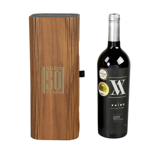 Fullrich Laser cutting basswood reel dismountable unique design wine bottle packing box