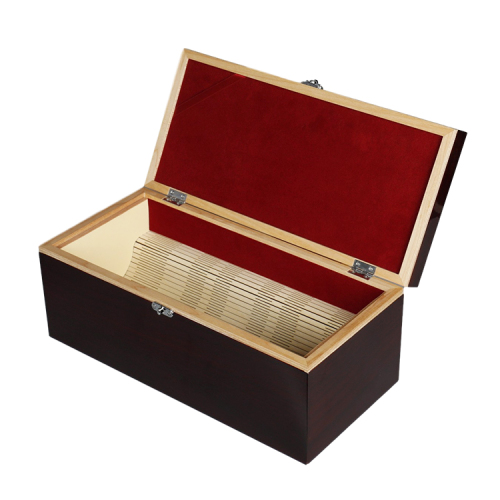 Fullrich Fullrich Mdf Paste Technology Wood Leather Custom Wine Packaging Box Independent Packaging