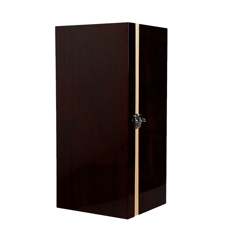 Fullrich Fullrich Mdf Paste Technology Wood Leather Custom Wine Packaging Box Independent Packaging