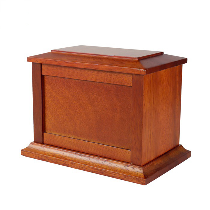 Fullrich- Peach Blossom Solid Wood With Photo Frame Pet Urn Box