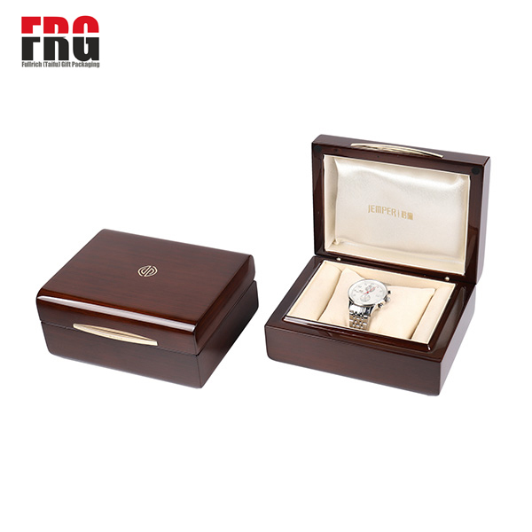 Fullrich High-end Luxury Custom Logo MDF & Tech Wood Wooden Watch Box