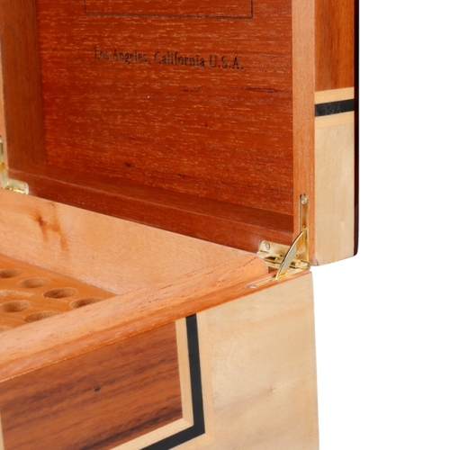 Fullrich factory-High-gloss solid wood cigar humidor wooden box cigar case with high quality OEM / ODM