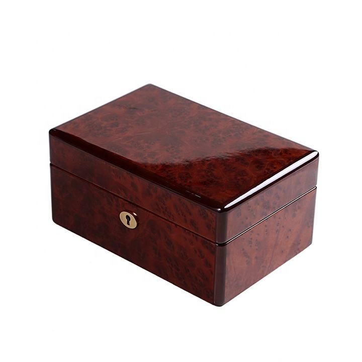 Fullrich Factory Wholesale Wooden Package for Luxury Handcrafted 3 Watches Storage Wooden Box