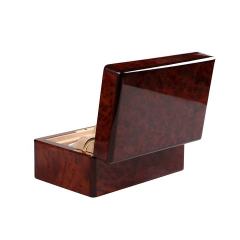 Fullrich Factory Wholesale Wooden Package for Luxury Handcrafted 3 Watches Storage Wooden Box