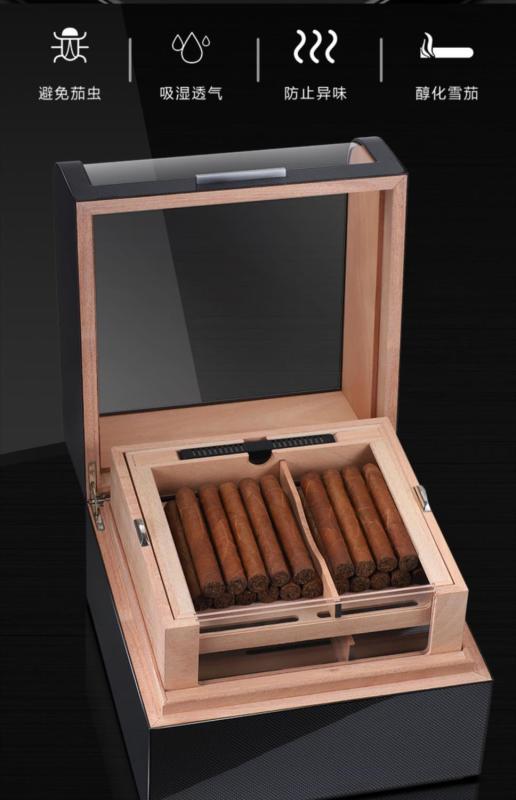 Fullrich Factory In-stock humidor cigar box humidifier cabinet contain about 200pcs cigars with cedar wood material red sandalwood matt Cohiba Mentor Four-tier humidor