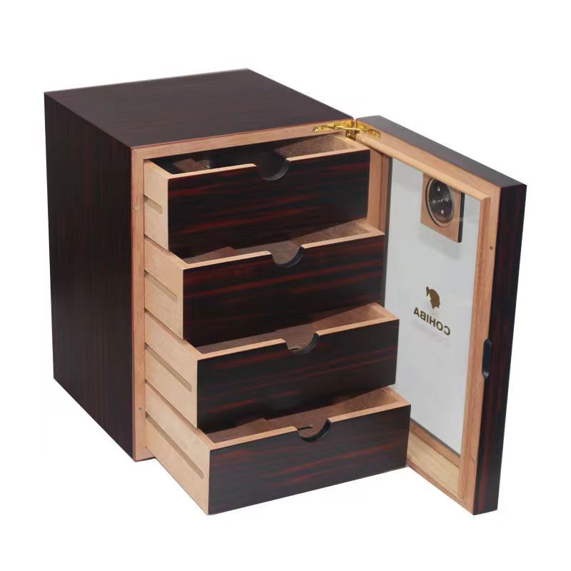 Fullrich Factory In-stock cigar humidors portable contain about 150 pcs cigars with cedar wood material