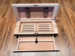 Fullrich Factory Wholesale Wooden Cigar Humidor Box Contain About 100 pcs Cigars with Cedar Wood