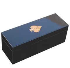 Fullrich Factory Wholesale Black high gloss finished wood wine box for single bottle customize logo