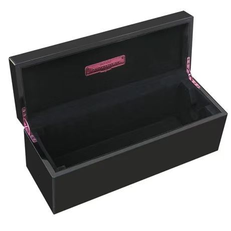 Fullrich Factory Wholesale Black high gloss finished wood wine box for single bottle customize logo