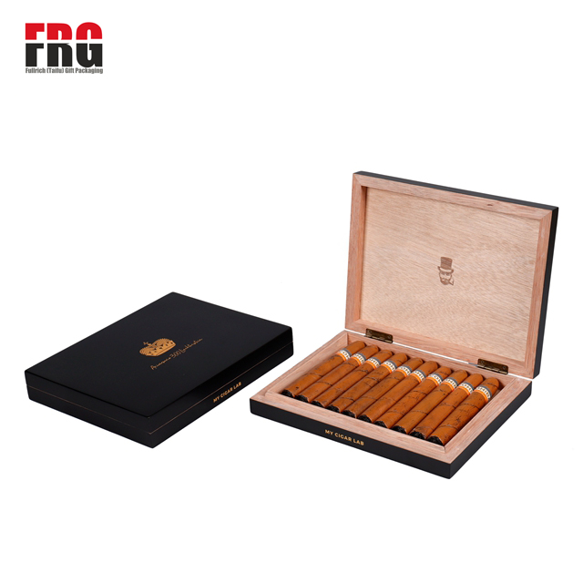Fullrich Custom Cigarette Wooden Solid Wood Cigar Box For Wholesales
