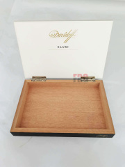 Custom Empty Cigar Boxes Wholesale with Piano Lacquer Hold 10 Cigars