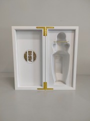 Taifu Wholesale High Quality Wood Wine Box Package with Matt Lacquered White Color OEM ODM