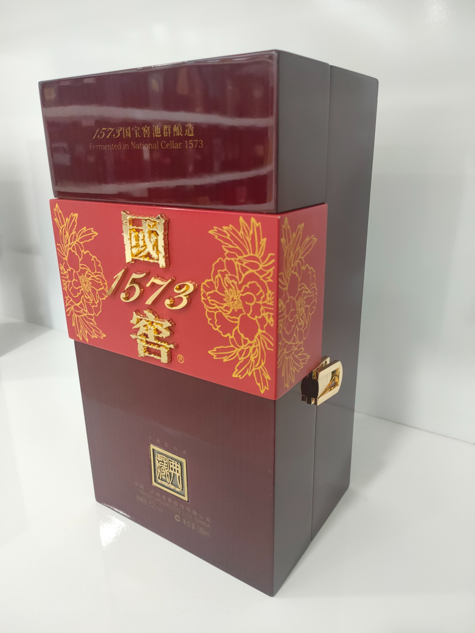 New Style Double High-Grade Paint Wood Custom Wine Gift Box