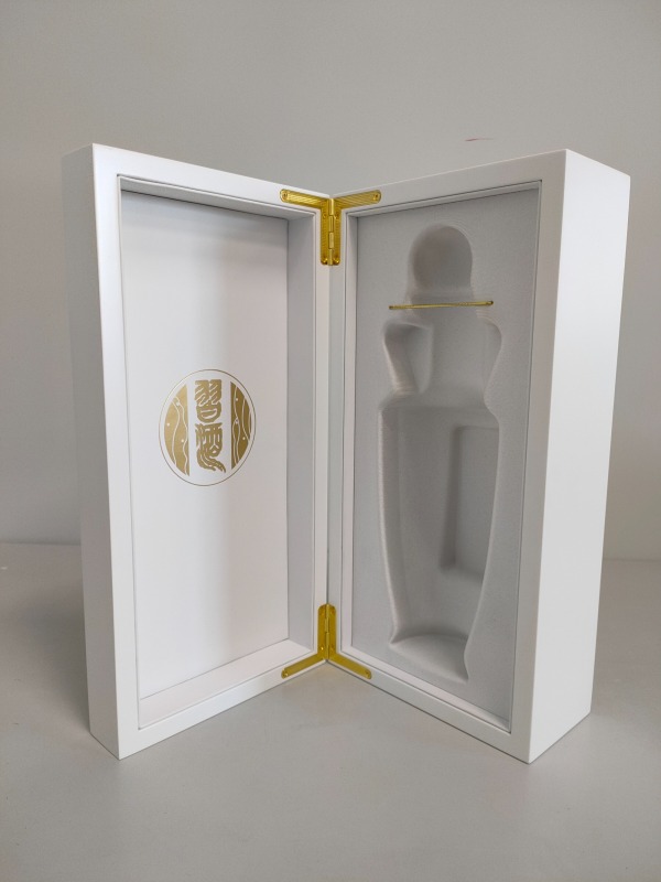 Taifu Wholesale High Quality Wood Wine Box Package with Matt Lacquered White Color OEM ODM