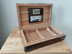 TAIFU OEM ODM Wholesale Custom Luxury Humidor Travel Spanish Cedar Wooden Cigar Box Support Customize LOGO