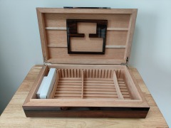 TAIFU OEM ODM Wholesale Custom Luxury Humidor Travel Spanish Cedar Wooden Cigar Box Support Customize LOGO