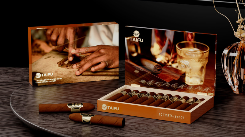 Luxury High Glossy lacquer with colorful logo and pattern 20 pcs or 10 pcs TORO wood cigar package box