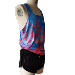 2022 Hot sale lightweight breathable men's pro tech seamless singlet tanktop for running gym fitness