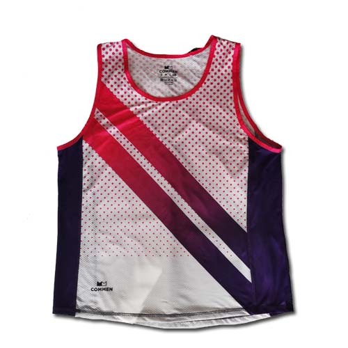 Custom made lightweight mesh running gym fitness singlet tanktop vest