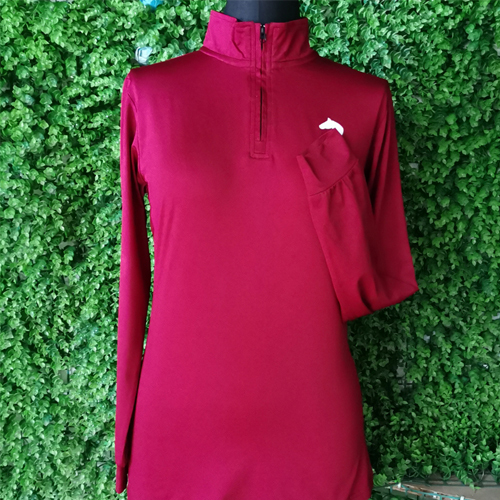 Maglia da polo equestre per equitazione da donna alla moda di alta qualità su misura