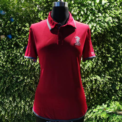 Custom direct equestrian manufacturer for ladies short sleeve riding polo