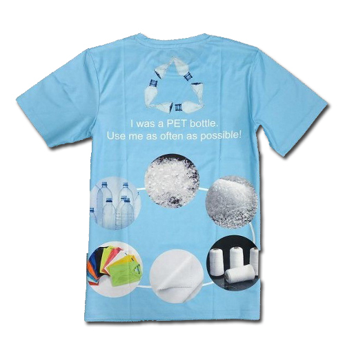 Nouveaux produits t-shirt en polyester recyclé à faible moq