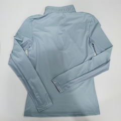 Chemise à manches longues respirante à séchage rapide imprimée pour femmes personnalisée chemise équestre équitation évacuant la transpiration