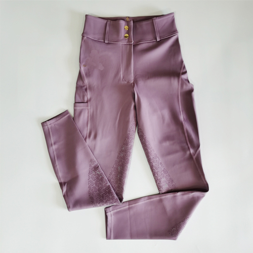 Pantalon d&#39;équitation impression personnalisée taille haute nylon élasthanne culotte équestre