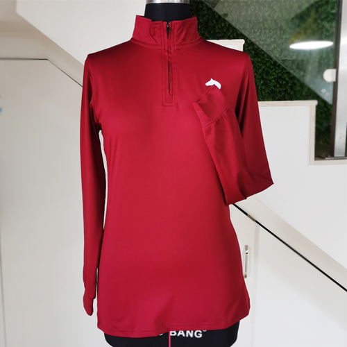 OEM High Quality Sport Fashion Stylish Women Horse Riding Equestrian long sleeve polo jersey