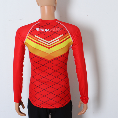 Custom Made Mens Rowing Suit Digital Printing Breathable All In One Training Uniform For Club-Long T