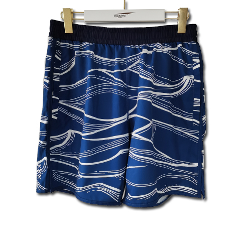 100% polyester mens and ladies woven board shorts with custom design