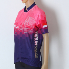 Custom Full Sublimation Short Sleeve Cycling Jersey