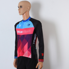 Custom Full Sublimation Long Sleeve Cycling Jersey Bizarre Sports