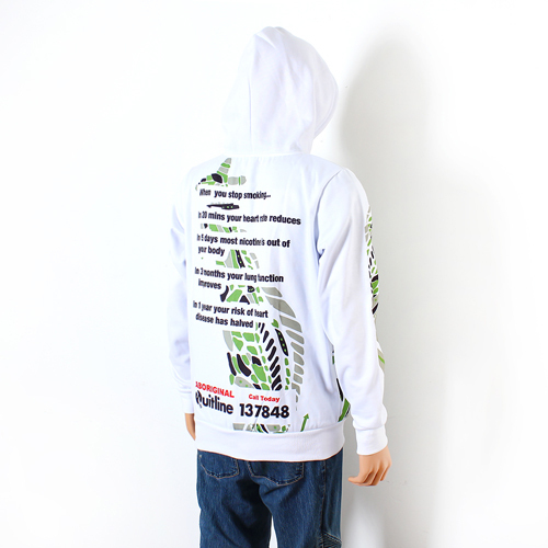 E-commerce Dropshipping hoodies White full zipper hoodies