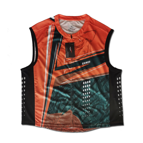 Customized full sublimation cycling adult vest