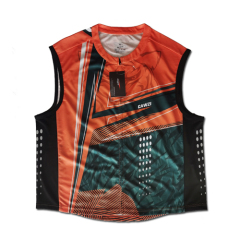 Gilet cycliste adulte personnalisé en sublimation complète