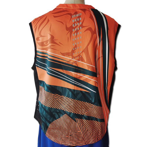 Customized full sublimation cycling adult vest