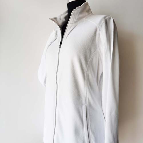 OEM full zip long sleeve blank for women