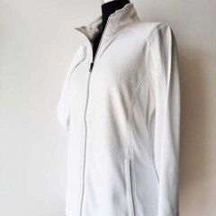 OEM full zip long sleeve blank for women