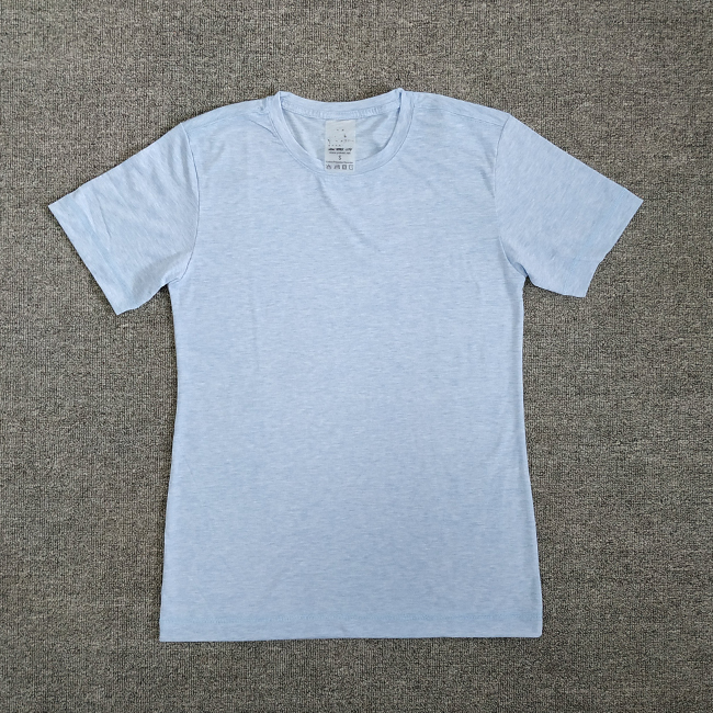 Custom Blank Solid Color Cationic Sports T-Shirt