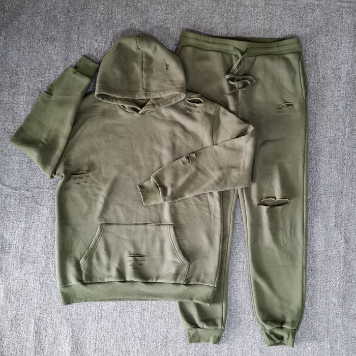 green tracksuits men