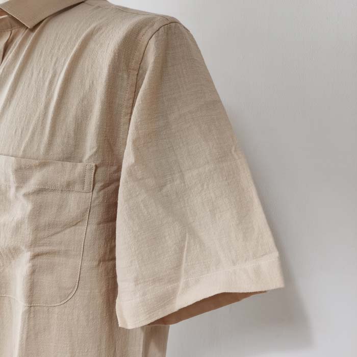 Cotton imitation linen men's shirt